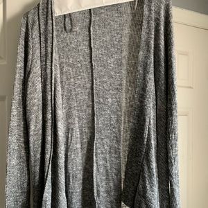 Gray cardigan